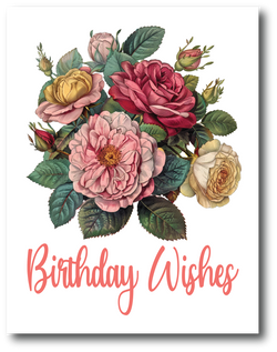 Birthday Wishes - Greeting Card