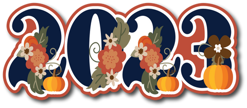 2023 - Scrapbook Page Title Sticker