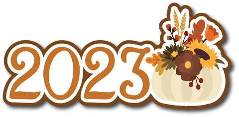2023 - Scrapbook Page Title Die Cut