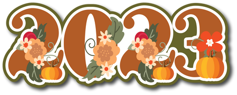 2023 - Scrapbook Page Title Sticker