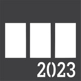 2023 - 3 Frames - Scrapbook Page Overlay Die Cut - Choose a Color