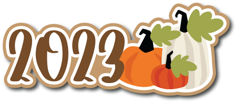 2023 - Scrapbook Page Title Sticker