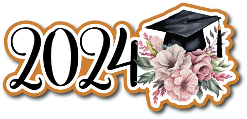 2024 - Graduate - Scrapbook Page Title Die Cut