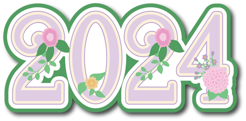 2024 - Scrapbook Page Title Sticker