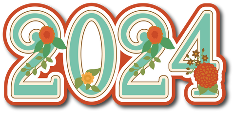 2024 - Scrapbook Page Title Sticker