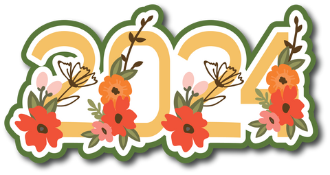 2024 - Scrapbook Page Title Sticker