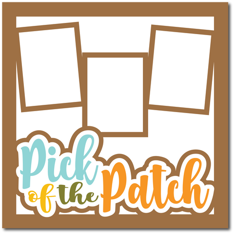 Pick of the Patch - Printed Premade Scrapbook Page 12x12 Layout