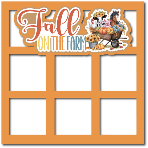 Fall on the Farm - Scrapbook Page Layered Overlay Kit