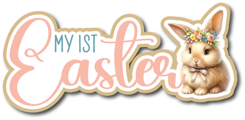 My 1st Easter - Scrapbook Page Title Sticker