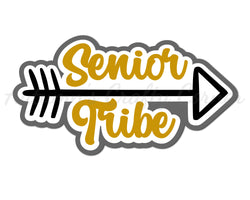 Senior Tribe - Scrapbook Page Title Die Cut
