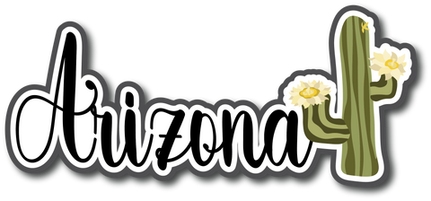 Arizona - Scrapbook Page Title Sticker