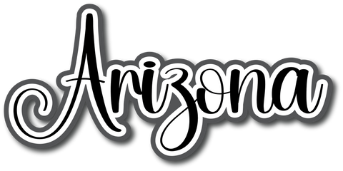 Arizona - Scrapbook Page Title Sticker
