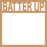 Batter Up - Scrapbook Page Overlay Die Cut - Choose a Color