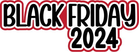 Black Friday 2024 - Scrapbook Page Title Sticker