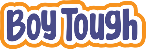 Boy Tough - Scrapbook Page Title Die Cut