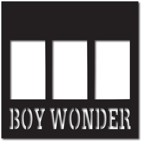 Boy Wonder - Scrapbook Page Overlay