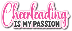 Cheerleading is My Passion - Scrapbook Page Title Sticker