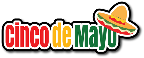 Cinco de Mayo - Scrapbook Page Title Sticker