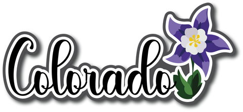 Colorado - Scrapbook Page Title Sticker