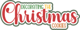 Decorating the Christmas Cookies - 2 Frames - Scrapbook Page Layered Overlay Kit