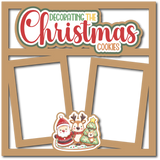 Decorating the Christmas Cookies - 2 Frames - Scrapbook Page Layered Overlay Kit