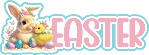 Easter - Scrapbook Page Title Sticker