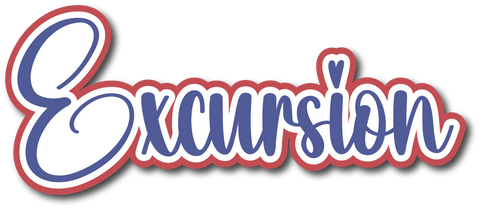 Excursion - Scrapbook Page Title Sticker