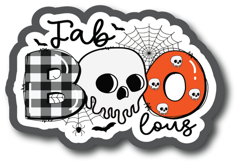 FabBOOlous - Scrapbook Page Title Die Cut