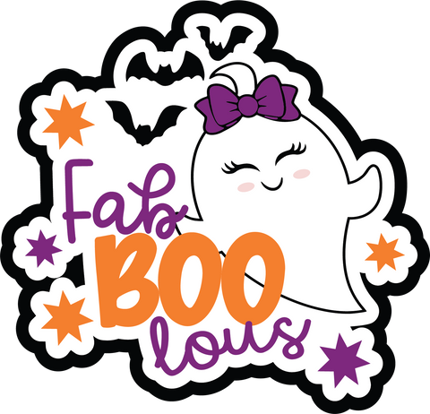 FabBOOlous - Scrapbook Page Title Die Cut