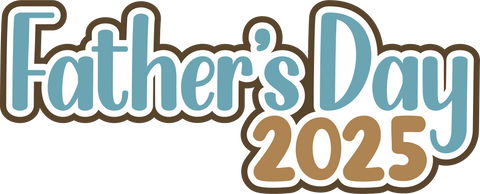 Father's Day 2025 - Scrapbook Page Title Die Cut