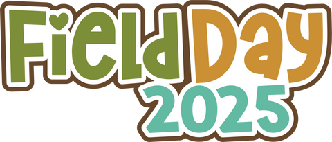 Field Day 2025 - Scrapbook Page Title Die Cut