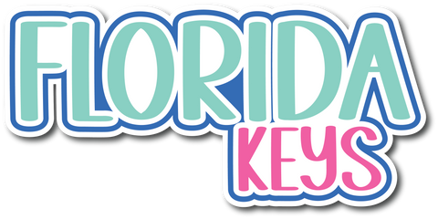 Florida Keys - Scrapbook Page Title Sticker