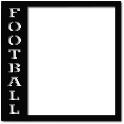 Football - Scrapbook Overlay - Digital Cut File - SVG - INSTANT DOWNLOAD