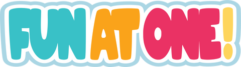 Fun at One! - Digital Cut File - SVG - INSTANT DOWNLOAD