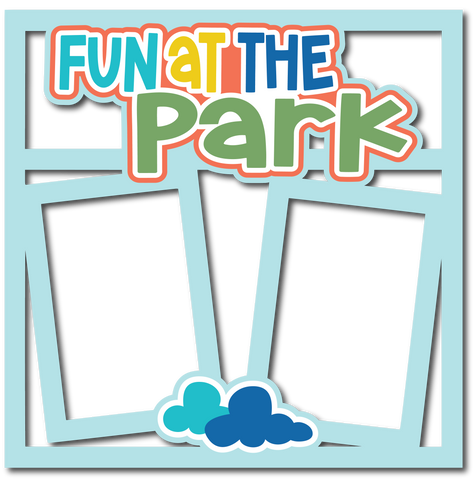 Fun Day at the Park - Scrapbook Page Layered Overlay Kit
