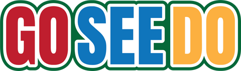 Go See Do - Scrapbook Page Title Die Cut