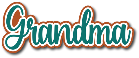 Grandma - Scrapbook Page Title Sticker