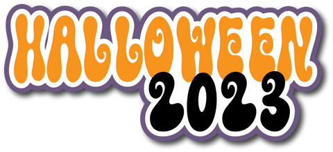 Halloween 2023 - Scrapbook Page Title Die Cut