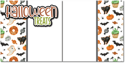 Halloween Treats - Printed Premade Scrapbook (2) Page 12x12 Layout