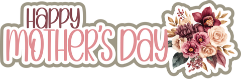 Happy Mother's Day - Scrapbook Page Title Sticker
