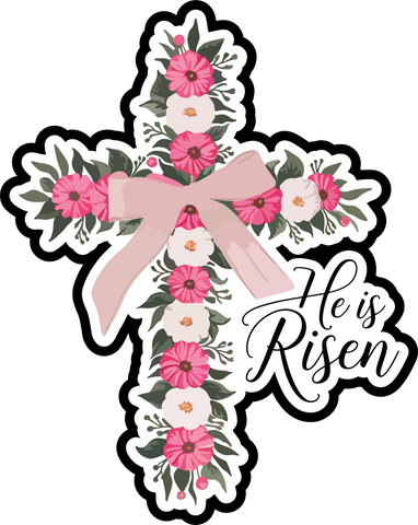 He is Risen - Scrapbook Page Title Sticker