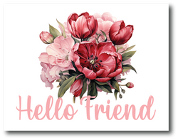 Hello Friend  -  Greeting Card