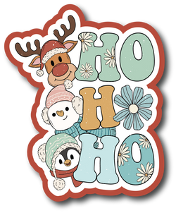 Ho Ho Ho - Scrapbook Page Title Sticker