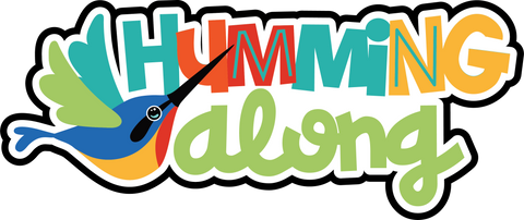 Humming Along - Scrapbook Page Title Sticker