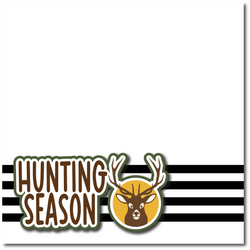 Hunting Season - Printed Premade Scrapbook Page 12x12 Layout