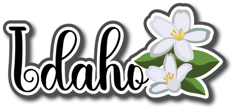 Idaho - Scrapbook Page Title Die Cut