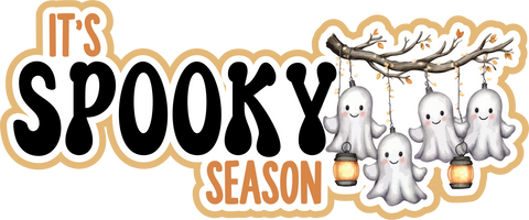 It's Spooky Season - Scrapbook Page Title Sticker