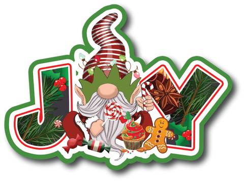 Joy - Scrapbook Page Title Sticker