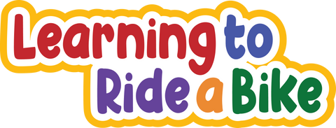 Learning to Ride a Bike - Scrapbook Page Title Die Cut