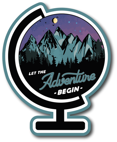 Let the Adventure Begin - Scrapbook Page Title Sticker